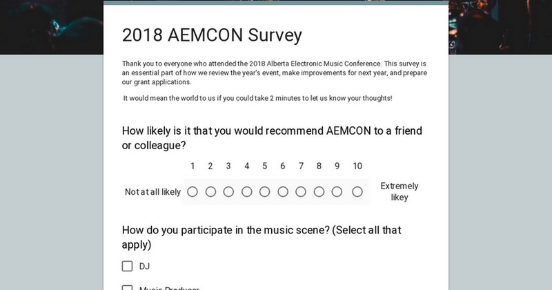 AEMCON Survey