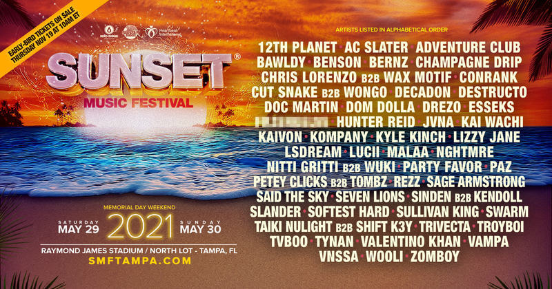 Sunset Music Festival, 2021